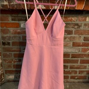 Pink Strappy Dress